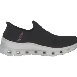 Skechers 150422, Slip-On-Sneaker, Damen, BLACK KNIT / PINK TRIM