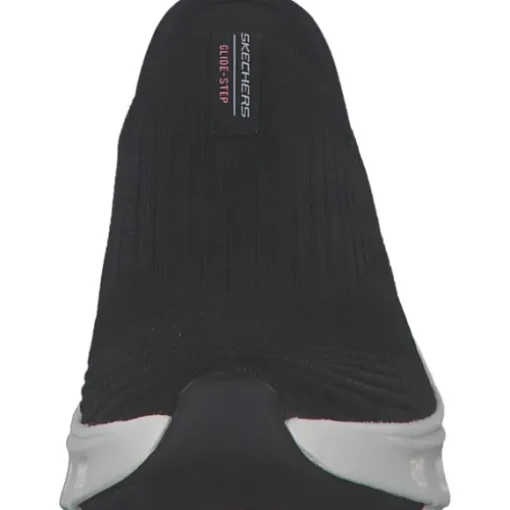 Skechers 150422, Slip-On-Sneaker, Damen, BLACK KNIT / PINK TRIM