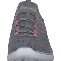 Skechers 150113, Slip-On-Sneaker, Damen, Grau (Grey)