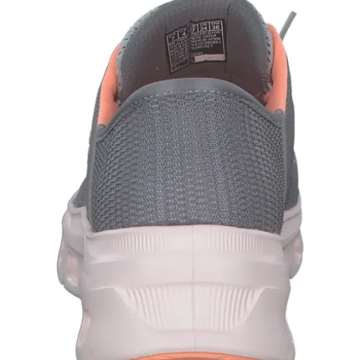 Skechers 150420, Slip-On-Sneaker, Damen, gray mesh / orange trim