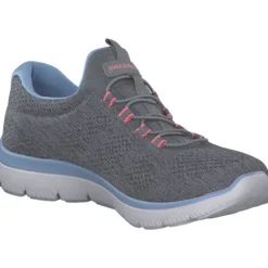 Skechers 150113, Slip-On-Sneaker, Damen, Grau (Grey)