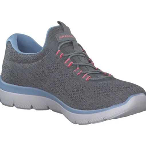 Skechers 150113, Slip-On-Sneaker, Damen, Grau (Grey)