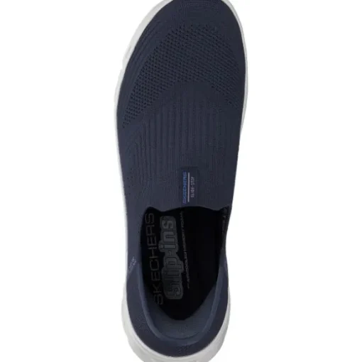 Skechers 150422, Slip-On-Sneaker, Damen, NAVY KNIT / BLUE TRIM