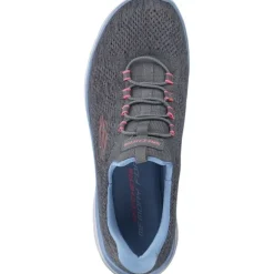 Skechers 150113, Slip-On-Sneaker, Damen, Grau (Grey)