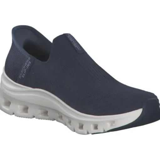 Skechers 150422, Slip-On-Sneaker, Damen, NAVY KNIT / BLUE TRIM