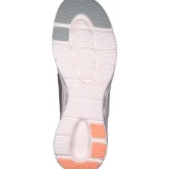 Skechers 150420, Slip-On-Sneaker, Damen, gray mesh / orange trim