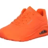 Skechers 73667, Sneakers Low, Damen, neon orange