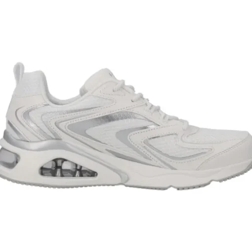 Skechers 177425, Sneakers Low, Damen, white silver
