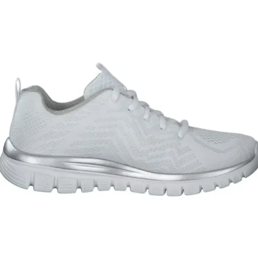 Skechers 12615, Sneakers Low, Damen, Weiß