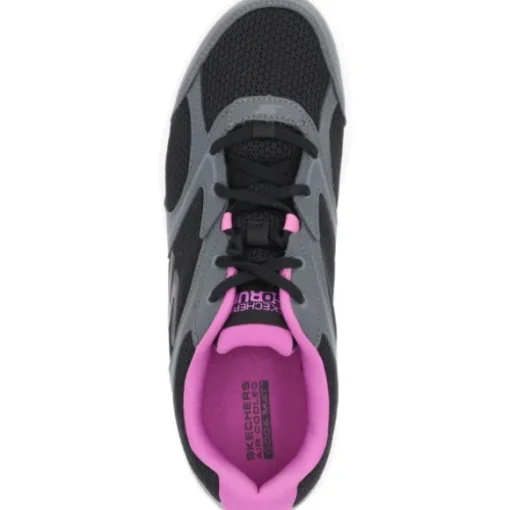 Skechers 128280, Sneakers Low, Damen, black/purple