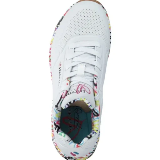 Skechers 155506, Sneakers Low, Damen, WHT Weiß