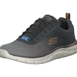 Skechers 232399, Sneakers Low, Herren, Grau/Orange
