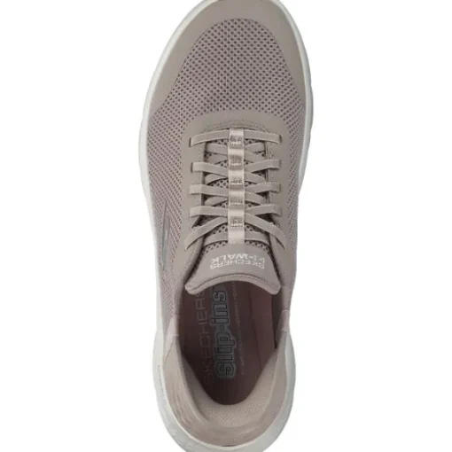 Skechers 124836 TPE Slip Ins Go walk flex, Slip-On-Sneaker, Damen, Beige (Taupe)