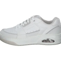 Skechers 177710 WHT Uno Courted Style, Schnürschuhe, Damen, Weiß