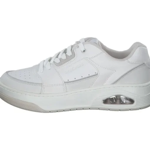 Skechers 177710 WHT Uno Courted Style, Schnürschuhe, Damen, Weiß