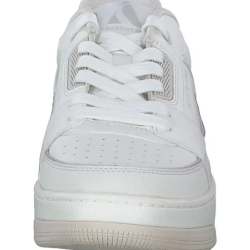 Skechers 177710 WHT Uno Courted Style, Schnürschuhe, Damen, Weiß