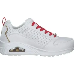 Skechers 177991 WRD Uno Lone Hearted, Schnürschuhe, Damen, White