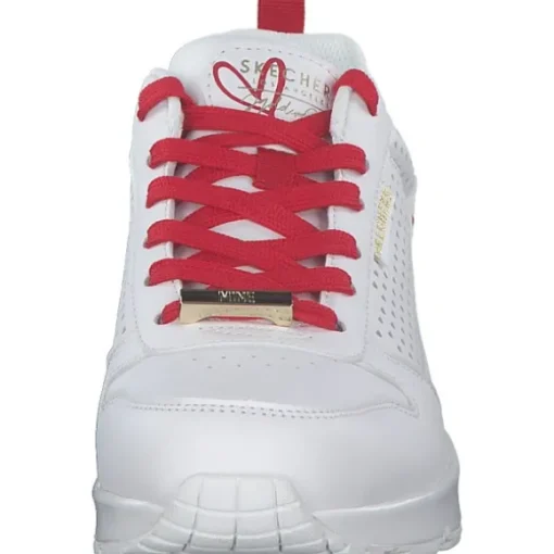 Skechers 177991 WRD Uno Lone Hearted, Schnürschuhe, Damen, White