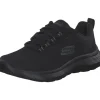 Skechers 150201-BBK FLEX APPEAL 5.0, Schnürschuhe, Damen, NAVY KNIT / PINK TRIM
