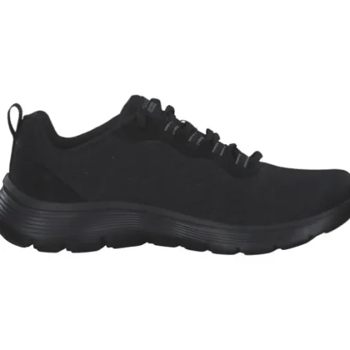 Skechers 150201-BBK FLEX APPEAL 5.0, Schnürschuhe, Damen, NAVY KNIT / PINK TRIM