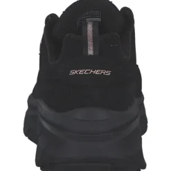 Skechers 150106-BKRG D'LUX WALKER2.0 GOLDEN STEP, Schnürschuhe, Damen, BLACK/ROSEGOLD TRIM