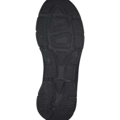 Skechers 150106-BKRG D'LUX WALKER2.0 GOLDEN STEP, Schnürschuhe, Damen, BLACK/ROSEGOLD TRIM