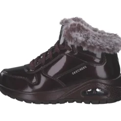 Skechers 168126-BURG UNO RUGGED, Stiefeletten, Damen, BURGUNDY