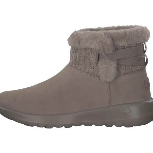 Skechers 144133-DKTP ON THE GO JOY, Stiefeletten, Damen, DARK TAUPE SUEDE