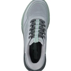 Skechers 180157-GYGR SWITCH BACK, Slip-On-Sneaker, Damen, GRAY / GREENTRIM