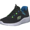 Skechers 403822L BBLM Bounder, Slipper (Kinder), Kinder, black/blue