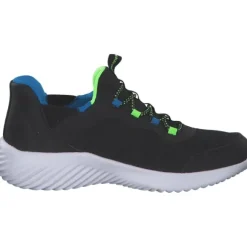 Skechers 403822L BBLM Bounder, Slipper (Kinder), Kinder, black/blue