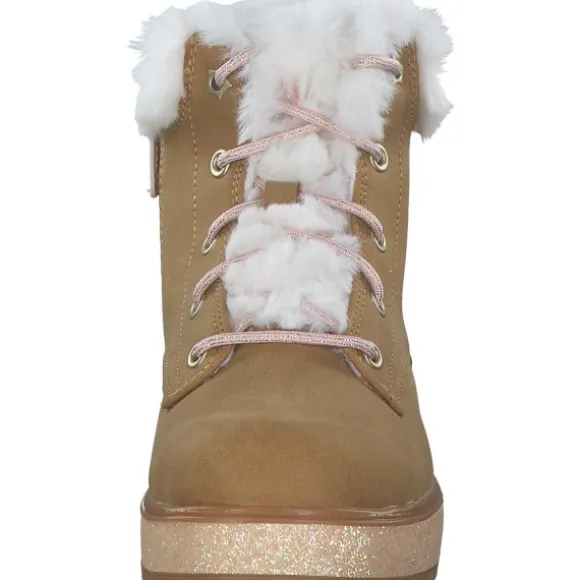 Skechers 310952L CSNT Street Glitz, Stiefel, Kinder, chestnut/gold