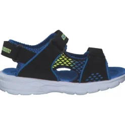 Skechers 90558L, Sandaletten, Kinder, black/blue/royal & lime