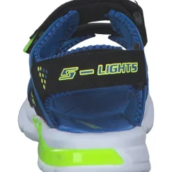 Skechers 90558L, Sandaletten, Kinder, black/blue/royal & lime