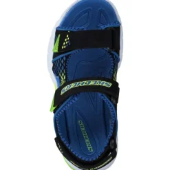 Skechers 90558L, Sandaletten, Kinder, black/blue/royal & lime