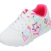 Skechers 310391L, Schnürschuhe, Kinder, white/neon multi