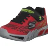 Skechers 400137L, Sneakers Low, Kinder, red/black/yellow