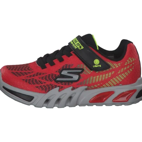 Skechers 400137L, Sneakers Low, Kinder, red/black/yellow