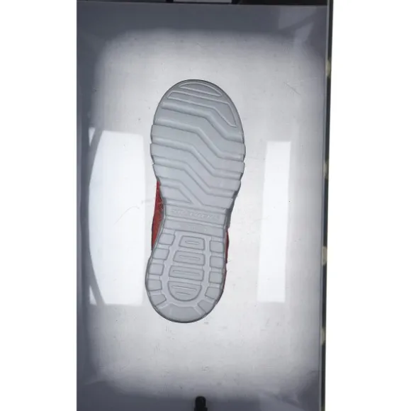 Skechers 400137L, Sneakers Low, Kinder, red/black/yellow