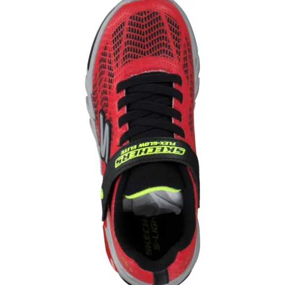 Skechers 400137L, Sneakers Low, Kinder, red/black/yellow