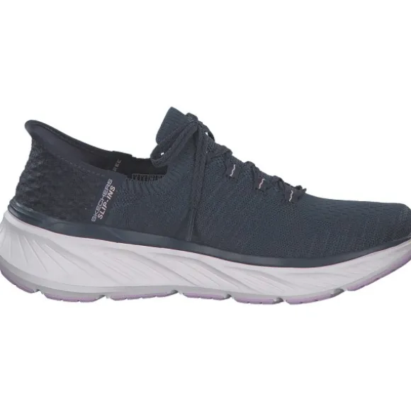 Skechers 150470-NVLV EDGERIDE, Schnürschuhe, Damen, NAVY / LAVENDER TRIM