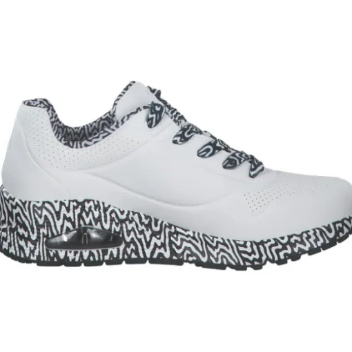 Skechers 177959-WBK MINI DRIP, Schnürschuhe, Damen, WHITE/ BLACK