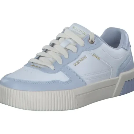 Skechers 185098-WBL JADE-BEST IN CLASS, Schnürschuhe, Damen, WHITE BLUE TRIM