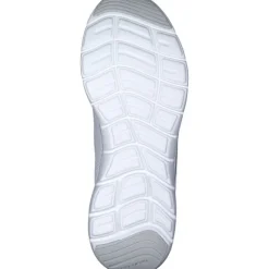 Skechers 150206-WSL FLEX APPEAL 5.0-UPTAKE, Schnürschuhe, Damen, WHITE MESH / SILVER TRIM