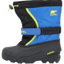 Sorel Childrens/Youth Flurry NC 1965 M, Winterstiefel, Kinder, schwarz/blau/lemon