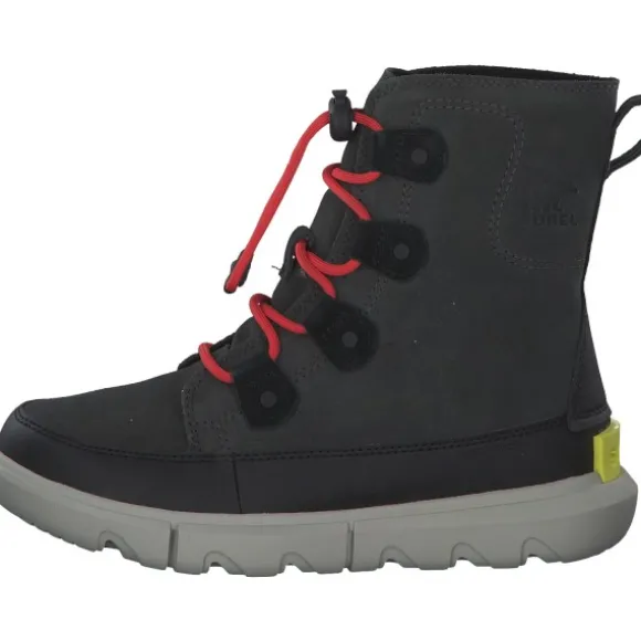 Sorel Explorer Lace WP 2020621, Winterstiefel, Kinder, Jet black