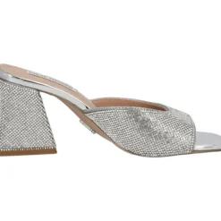 Steve Madden Glowing SM11002850, Plateau-Pantoletten, Damen, crystal