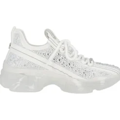 Steve Madden Maxima SM11001807, Schnürschuhe, Damen, Weiß