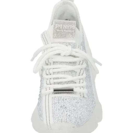 Steve Madden Maxima SM11001807, Schnürschuhe, Damen, Weiß