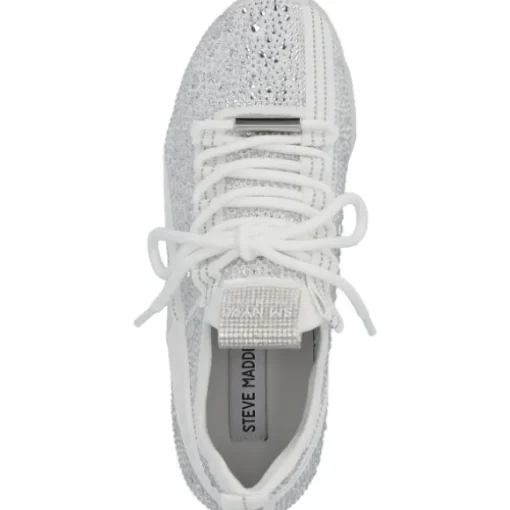 Steve Madden Maxima SM11001807, Schnürschuhe, Damen, Weiß